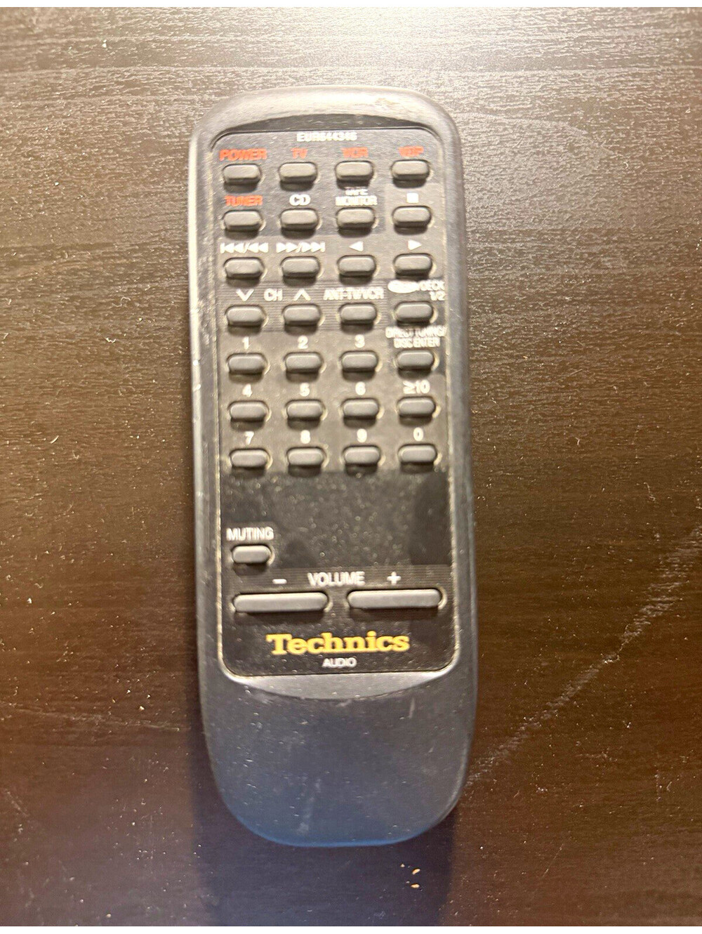 Vintage Technics Audio Stereo Remote Control OEM Black Untested